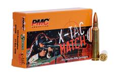 PMC 223XM X-Tac Match 223 Rem 77 gr 2790 fps Open Tip Match (OTM) 20 Bx/40 Cs